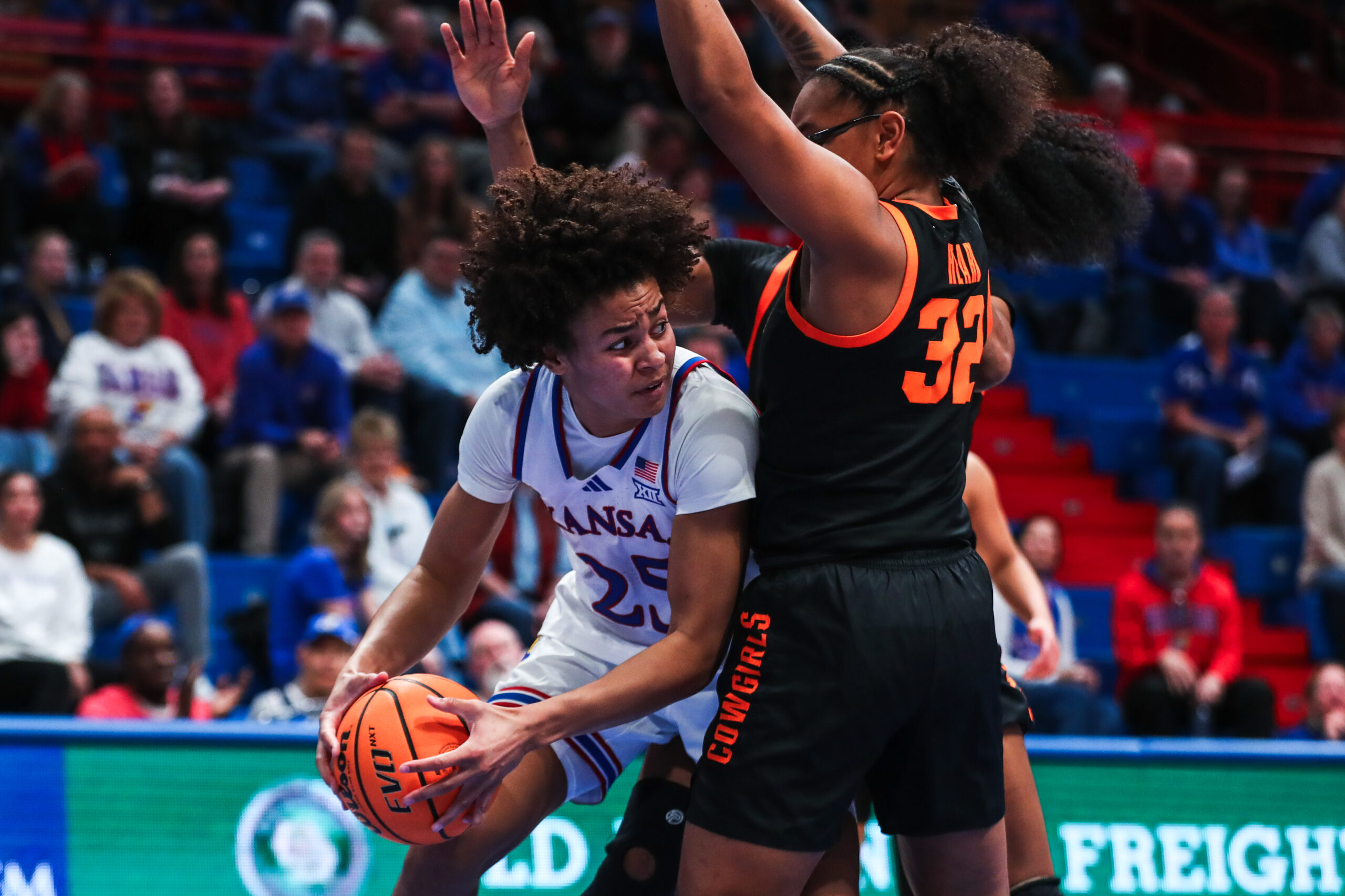 Kansas falls to Oklahoma State, 85-76; Nichols sets program record for free throws